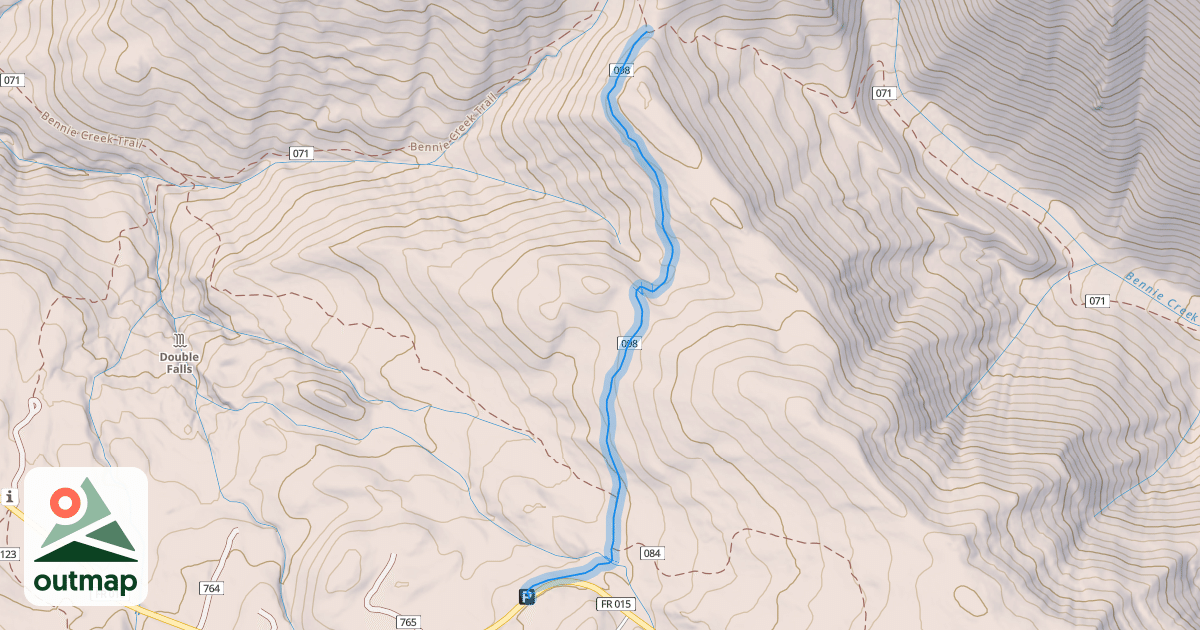 Map of Loafer Mountain Trail