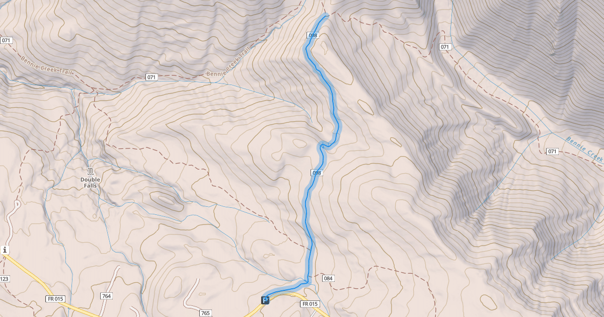 Map preview of Loafer Mountain Trail
