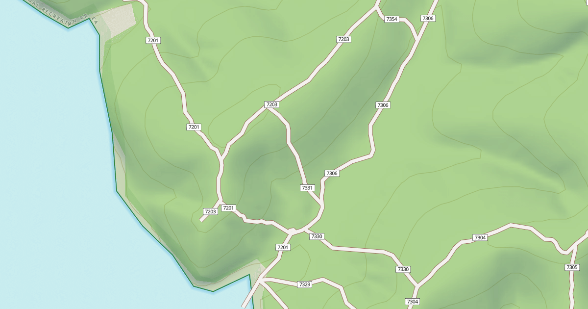 Map preview of USFS Motor Vehicle Use Map Trails 19435
