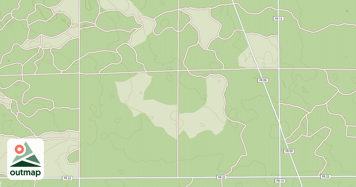 Map of USFS Motor Vehicle Use Map Roads {10F63BDC-C159-42A7-A3B4-EC6AD07F42D2}