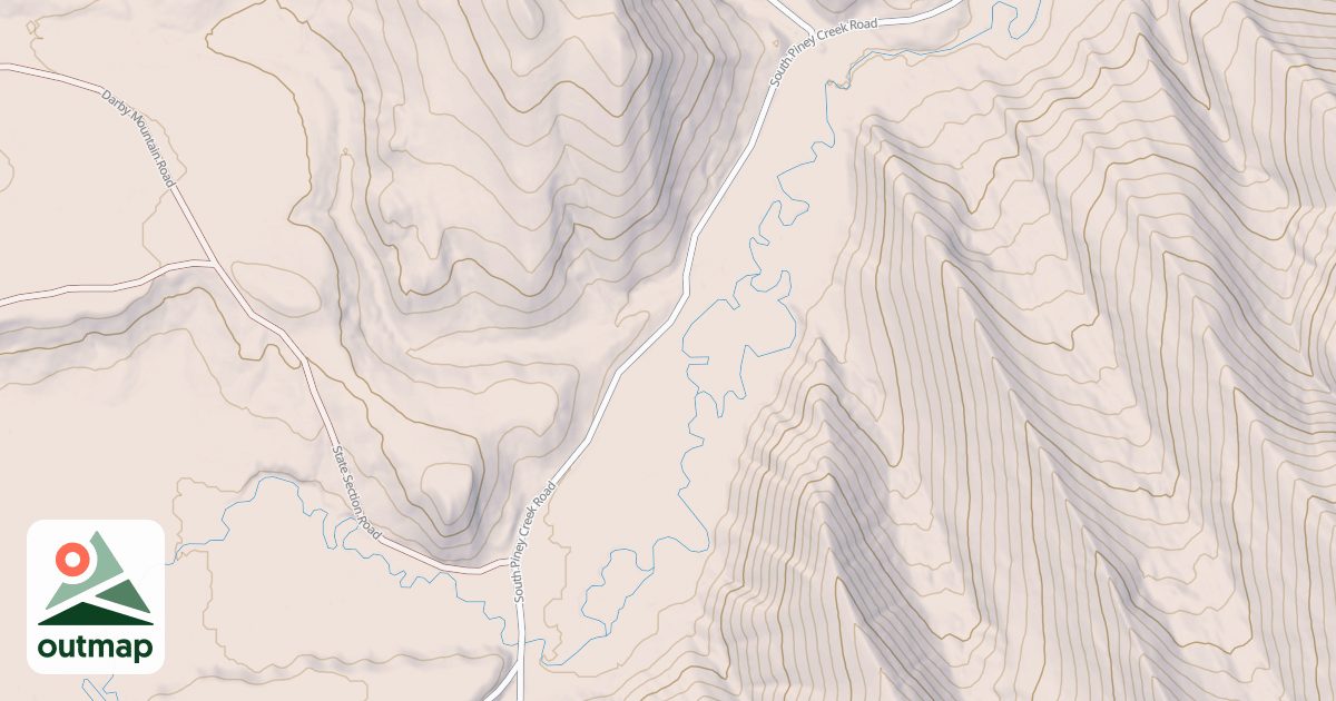 Map of Lander Cutoff Nat Historic Trl