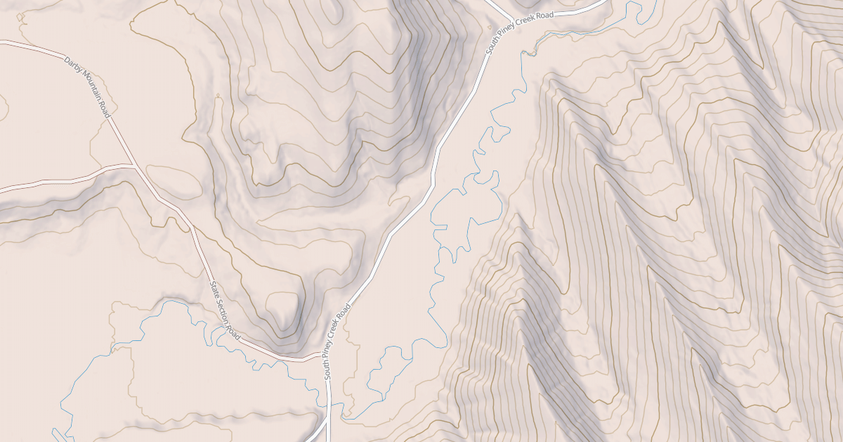 Map preview of Lander Cutoff Nat Historic Trl