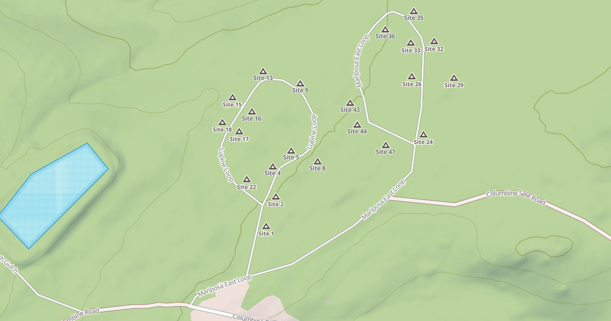 Map preview of MARIPOSA EAST LOOP