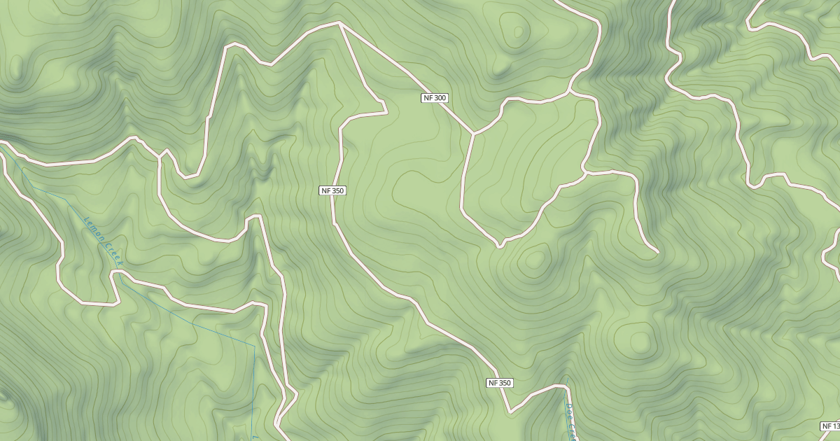 Map preview of USFS Motor Vehicle Use Map Roads {6EE7A810-A0BD-4AFC-B3D3-9A9B9D7488D5}