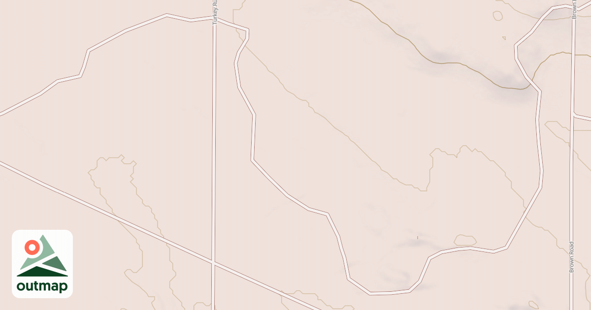Map of Bummers Roost Trail