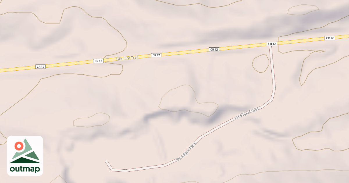 Map of FH 5 SPUR 1353