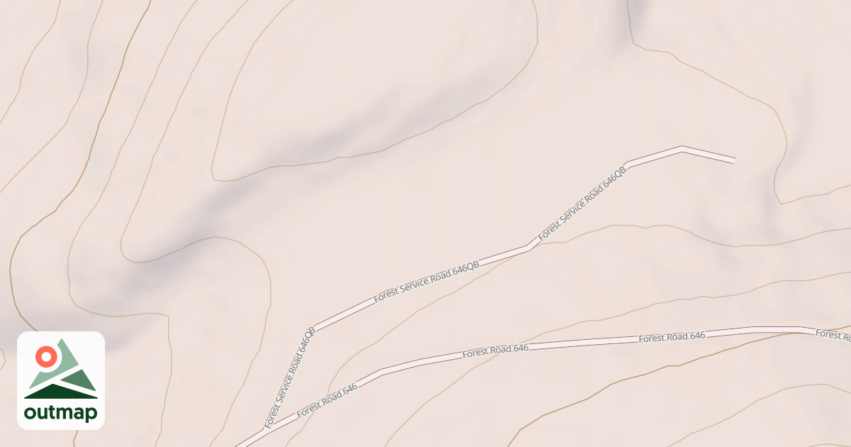 Map of USFS Motor Vehicle Use Map Roads {B78E8707-B7F2-4196-B38F-2BA930BF2CA3}