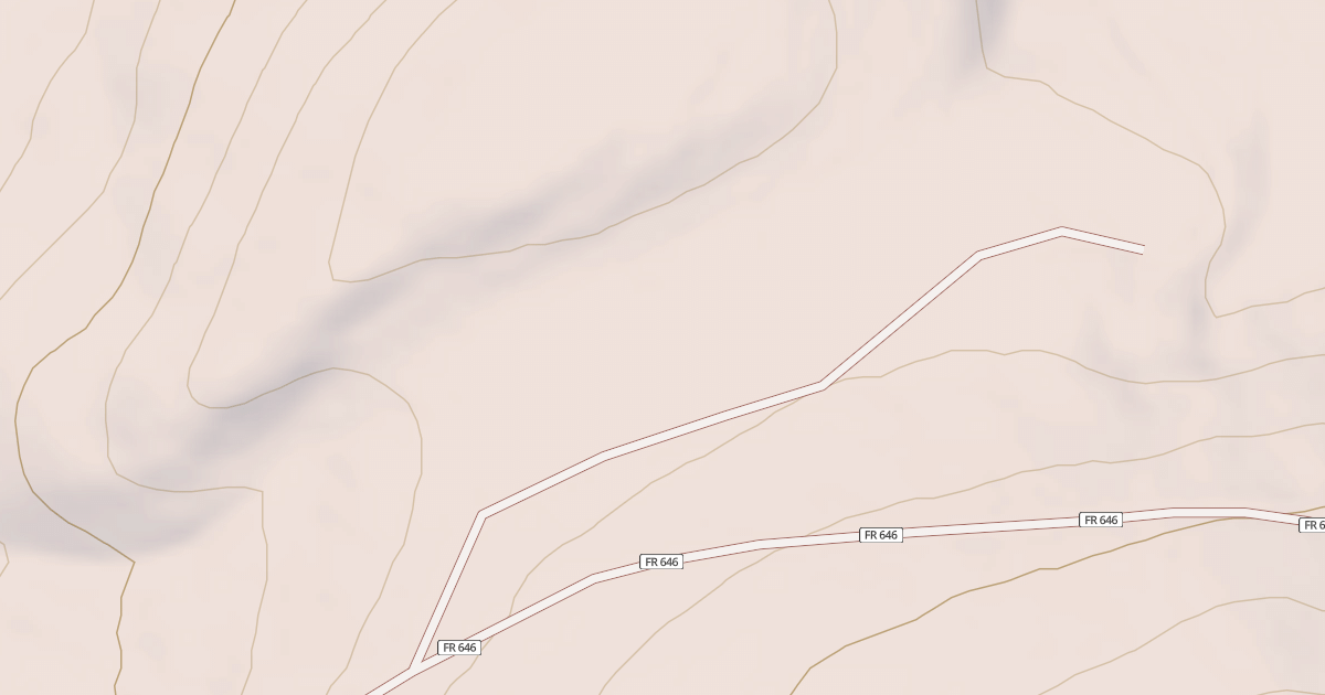 Map preview of USFS Motor Vehicle Use Map Roads {B78E8707-B7F2-4196-B38F-2BA930BF2CA3}