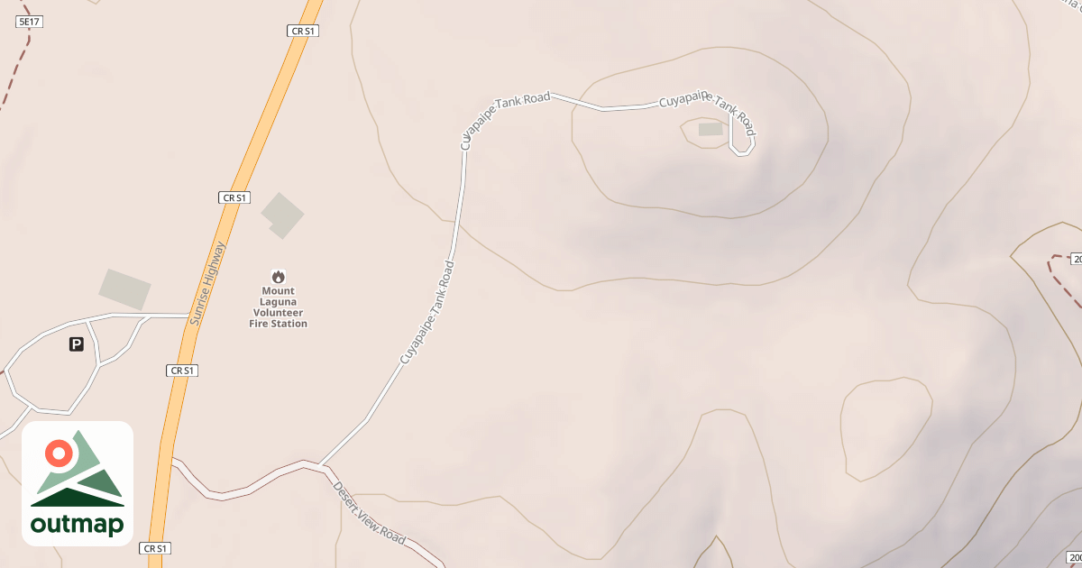 Map of CUYAPAIPE TANK