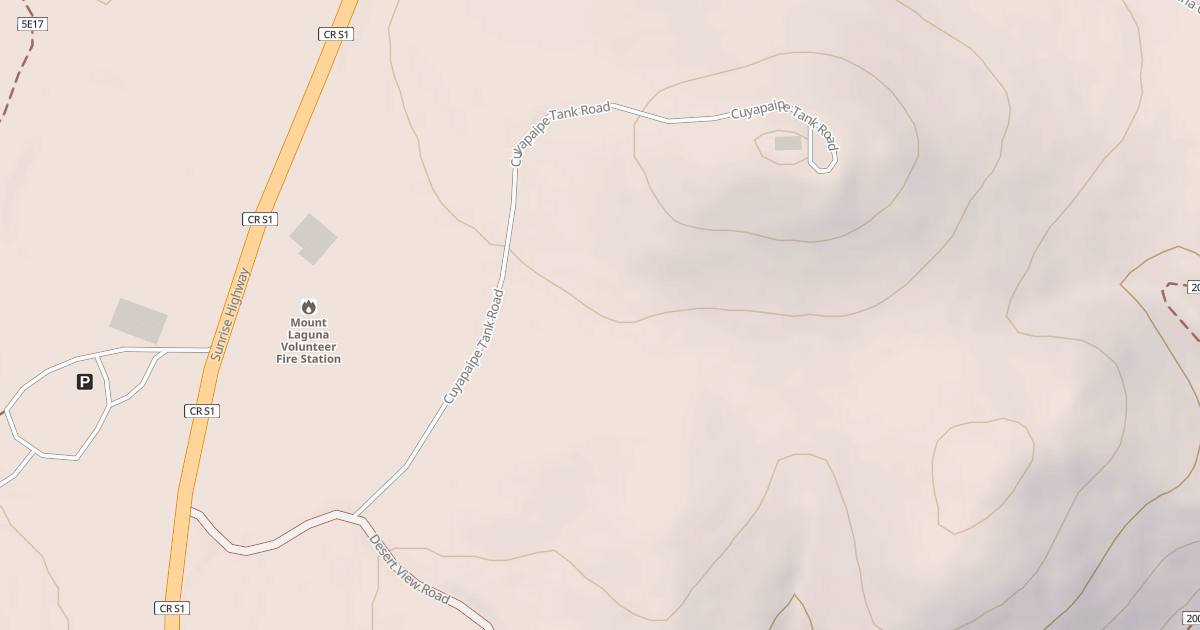 Map preview of CUYAPAIPE TANK