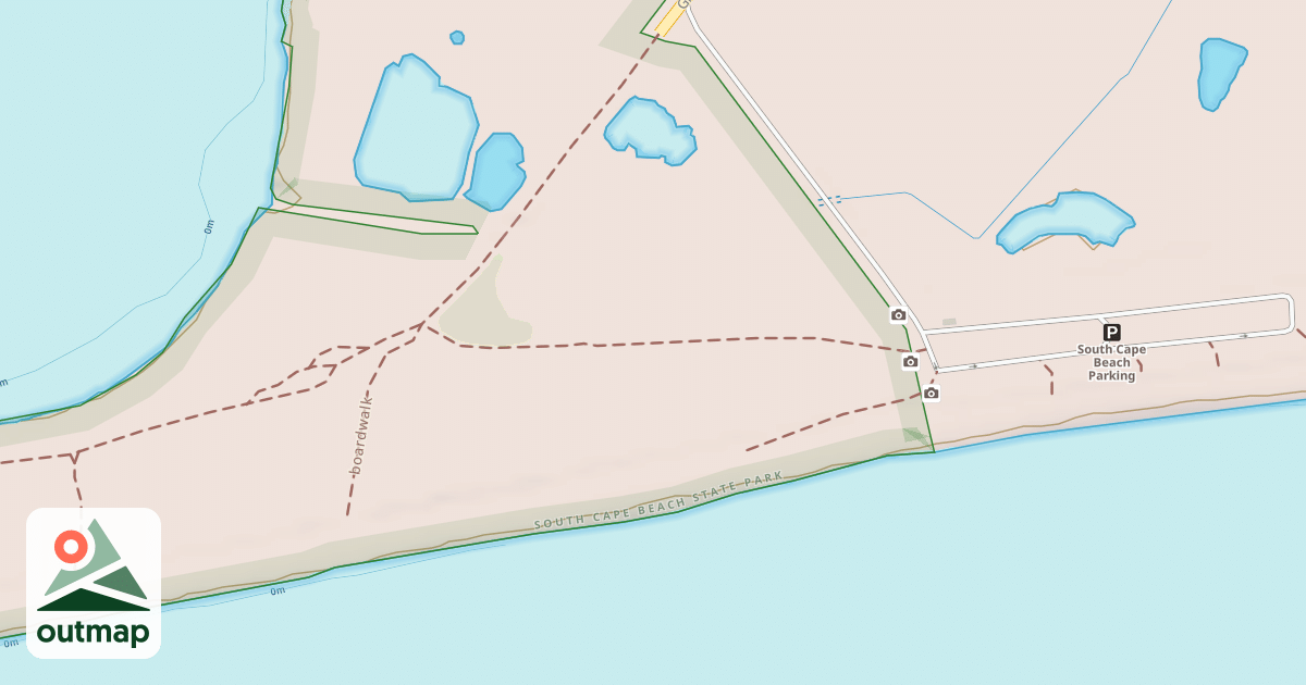 Map of Dead Neck Trail