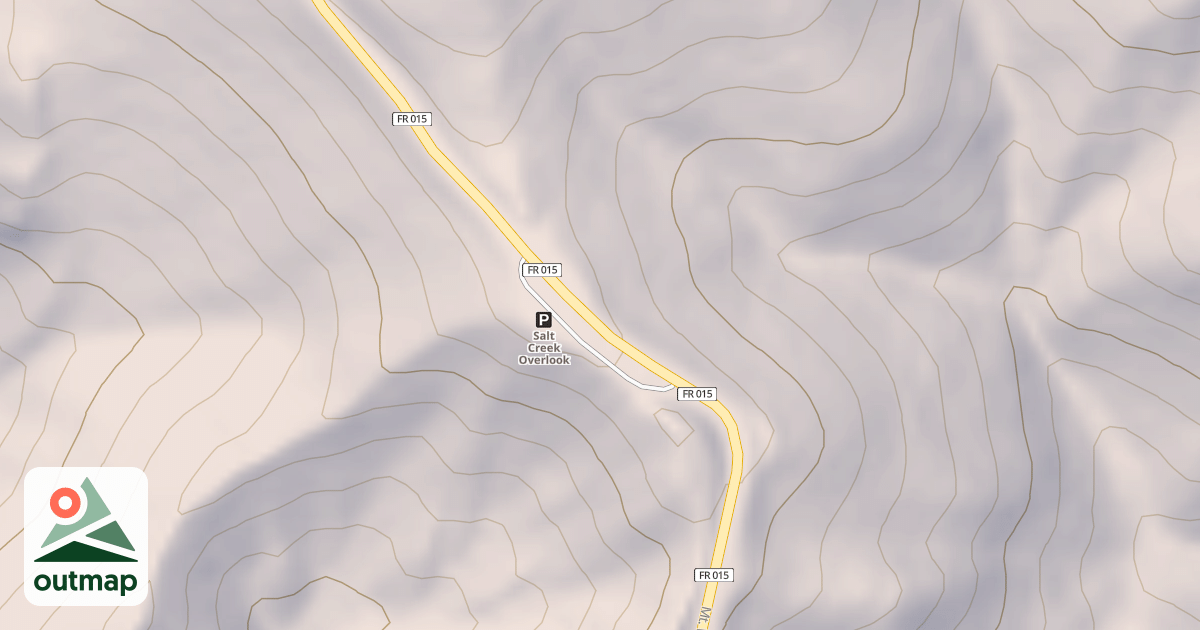 Map of SALT CREEK OVERLOOK