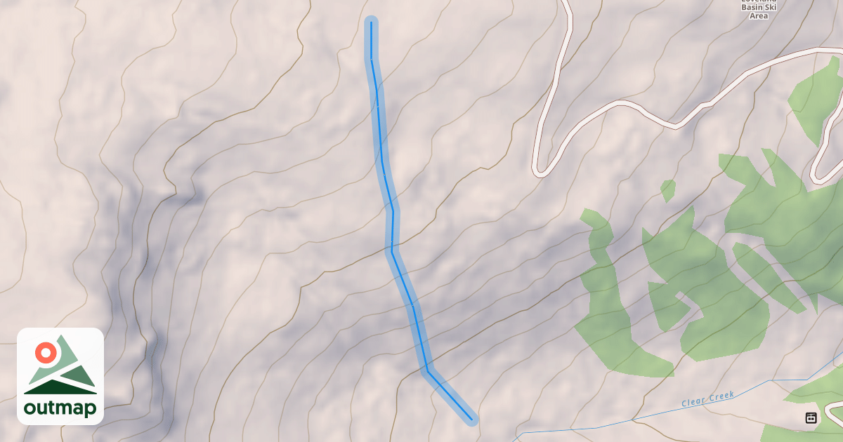 Map of North Chutes