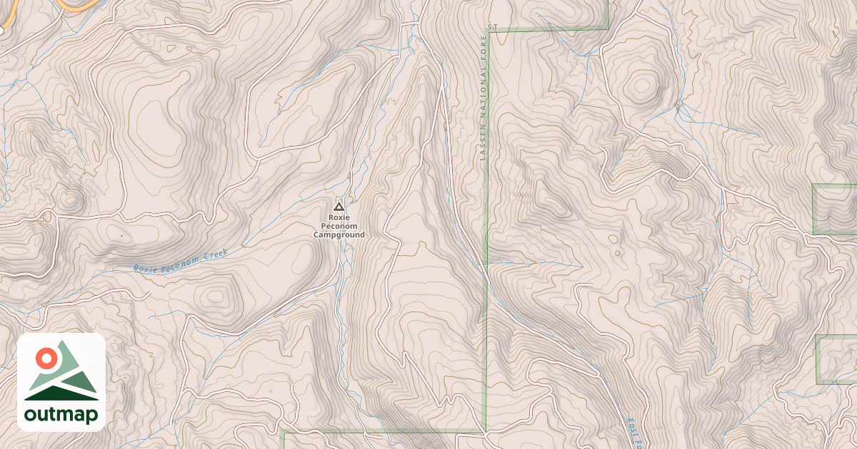 Map of E FORK WILLARD