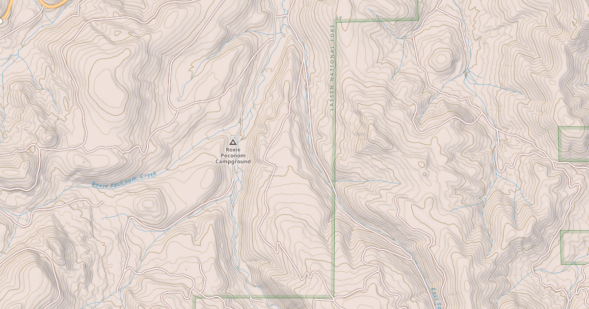 Map preview of E FORK WILLARD