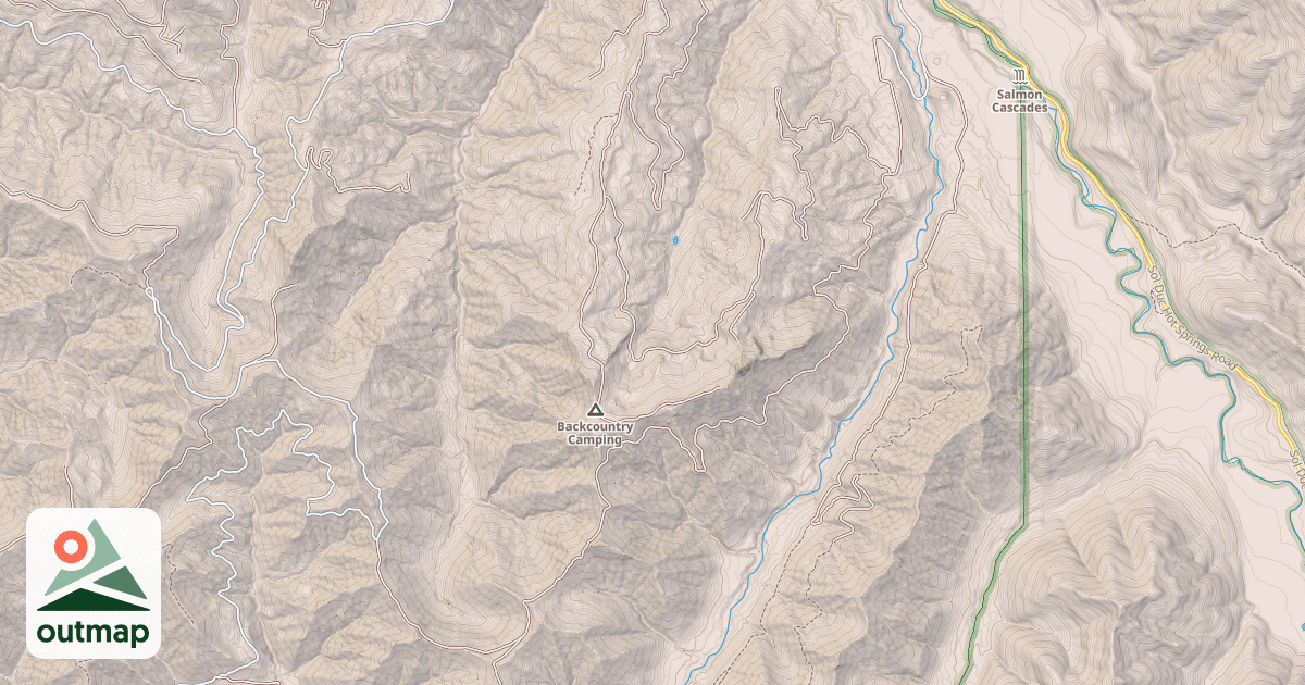 Map of SITCUM SOLDUC CONNECTOR ROAD