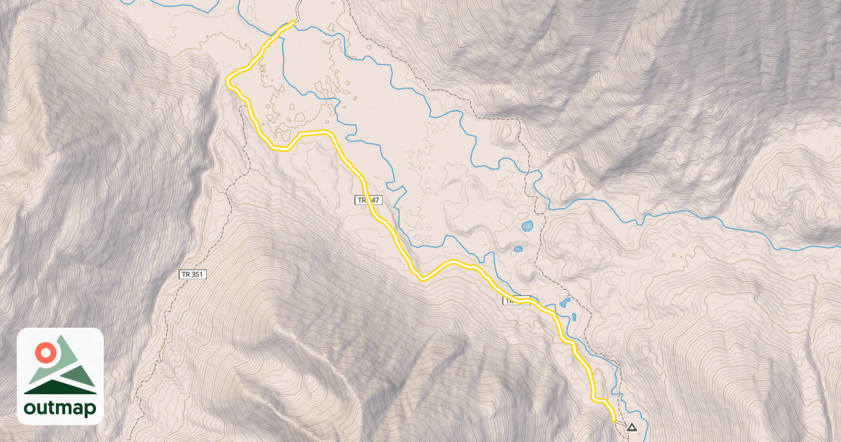 Map of Wagon Road Snowtrail