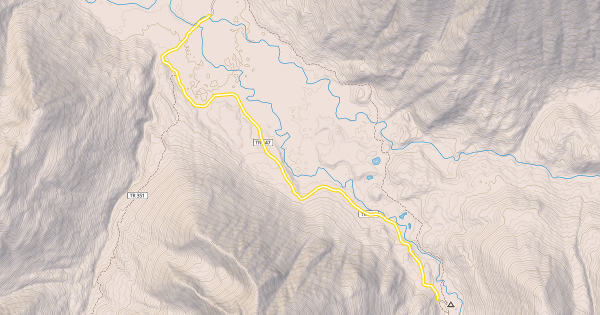 Map preview of Wagon Road Snowtrail