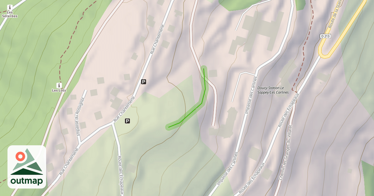 Map of Club Piou Piou