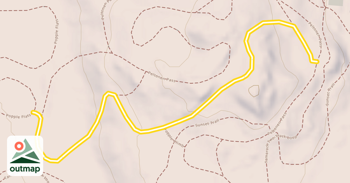 Map of Popple Climb