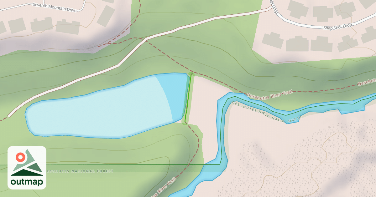 Map of Deschutes River Trail