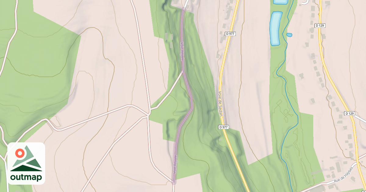 Map of Voie Royale