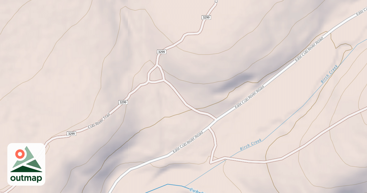 Map of Cub River Alt C