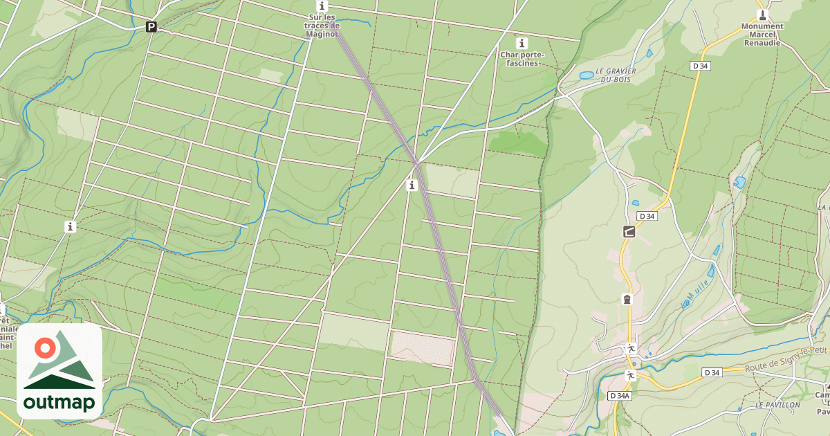 Map of Route de Gratte Pierre