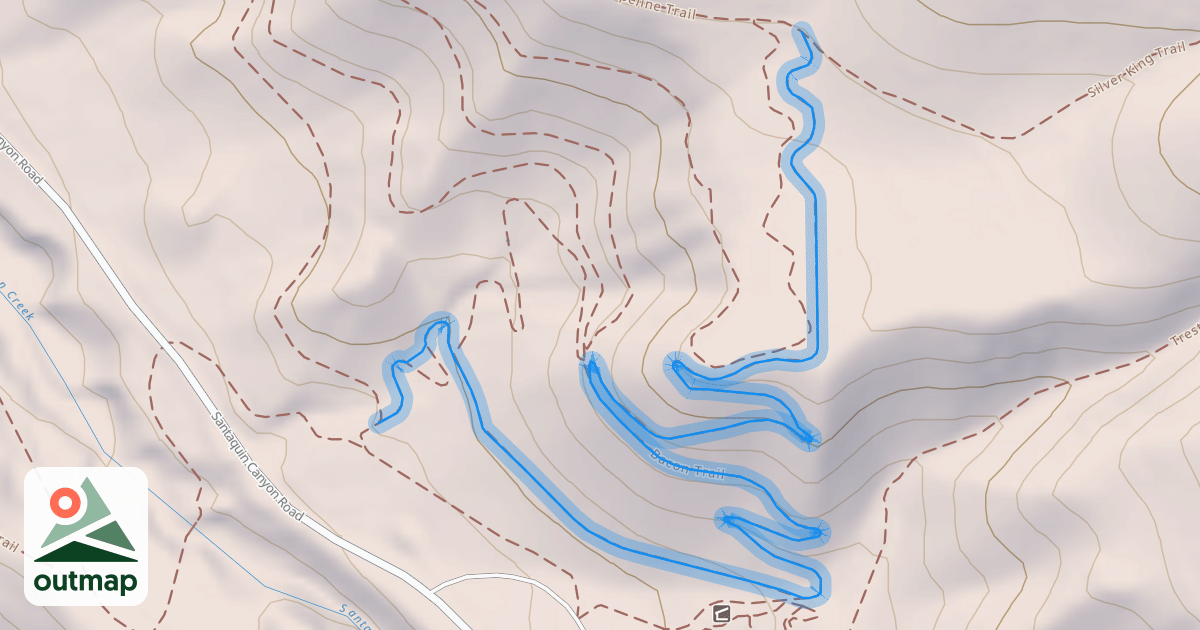 Map of Bacon Trail