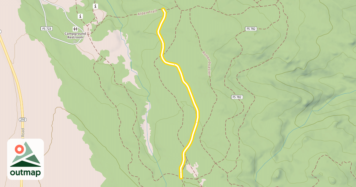 Map of Ridge Trail