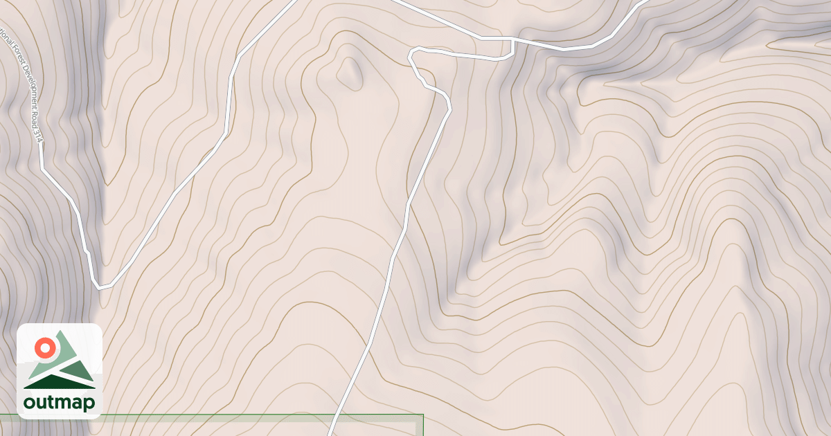 Map of BALDY RIDGE