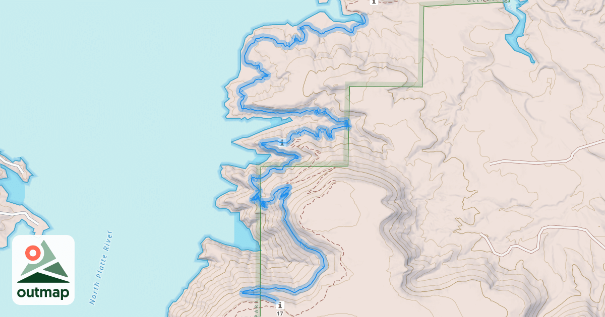 Map of Narrows Bluff