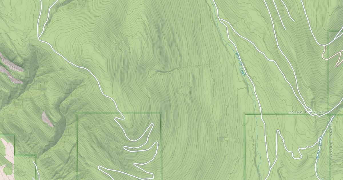 Map preview of SOUTH HALL MOUNTAIN G