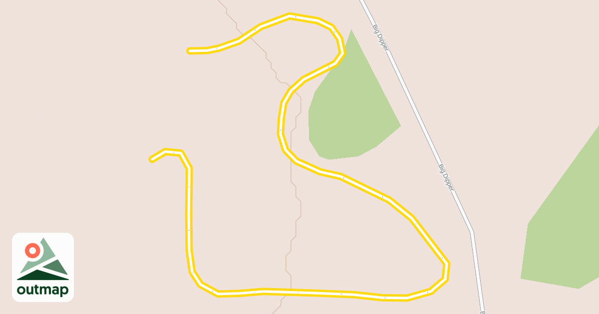 Map of Big Dipper Flats
