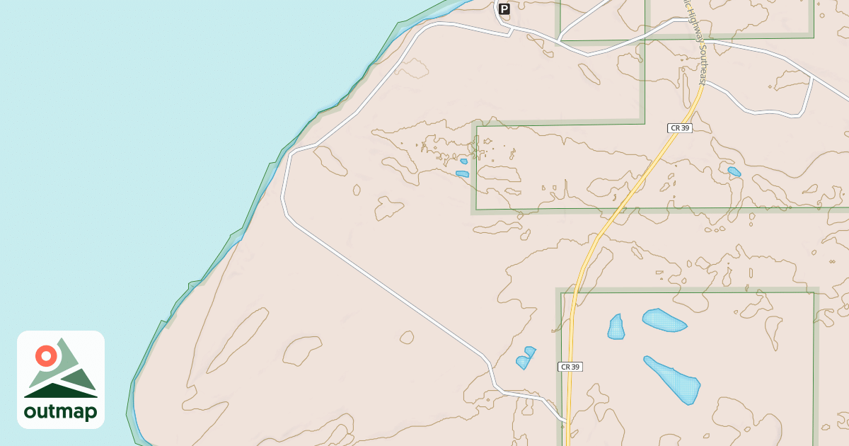 Map of CASS BLUFF LOOP ROAD SE