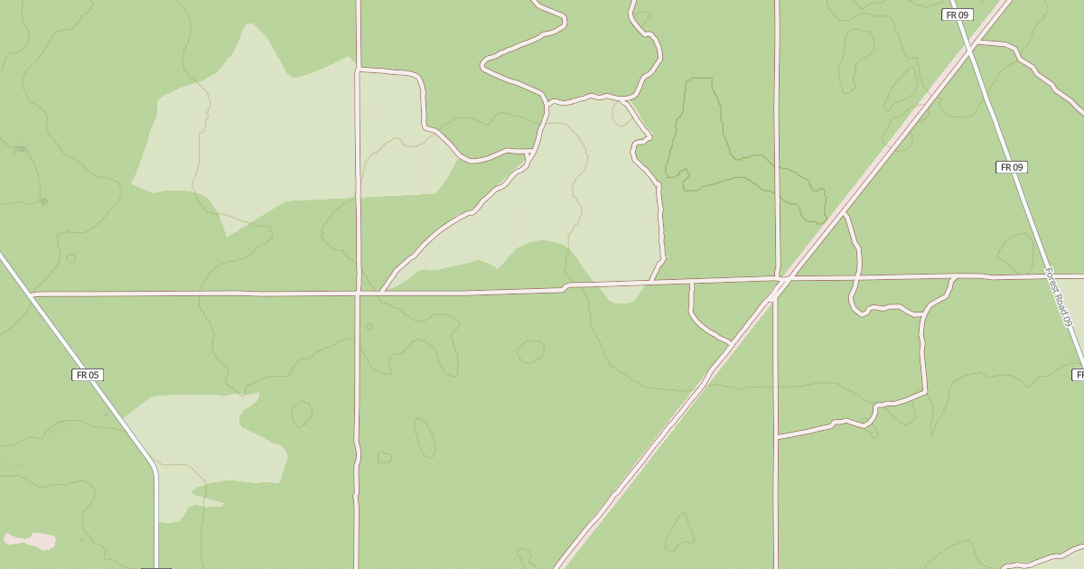 Map preview of USFS Motor Vehicle Use Map Roads {1DF442D9-71CE-4AE5-B9FA-C3A90D1FD67A}