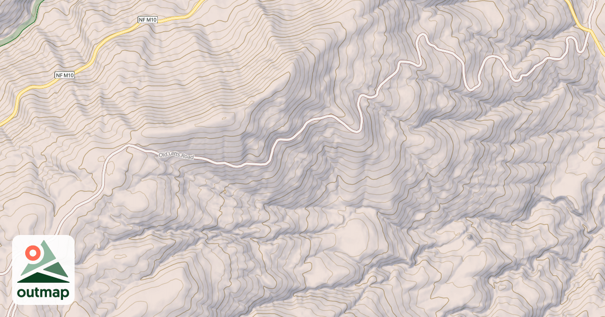 Map of OLD LETTS