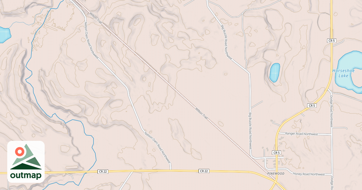 Map of Wilton Trails Northwest