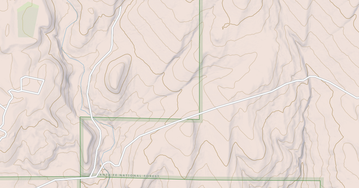 Map preview of USFS National Forest System Roads {C971AFCF-7C32-4ADD-AFDD-30D0C9C70C86}