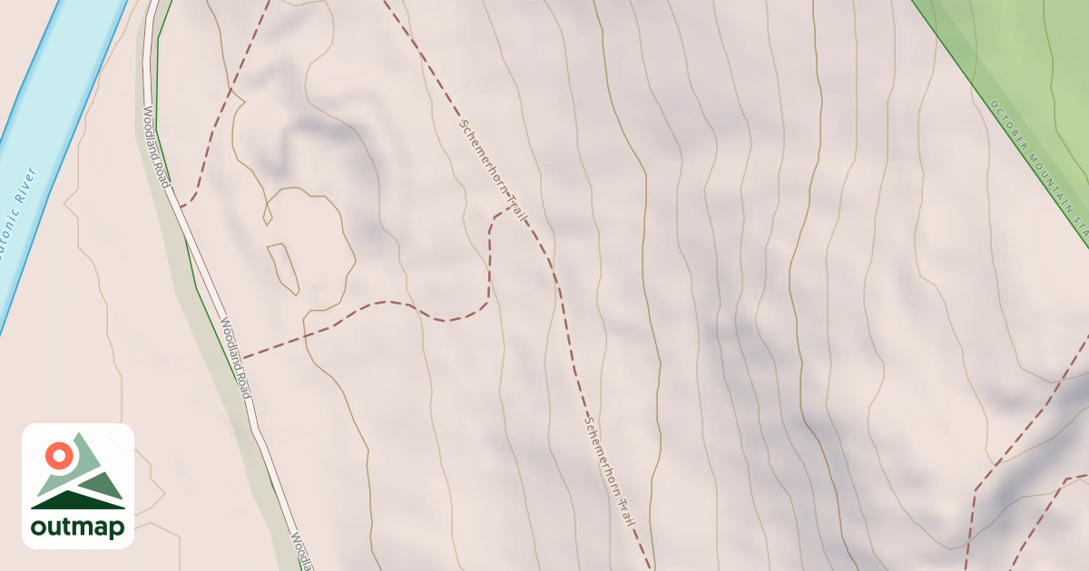 Map of Schemerhorn Trail