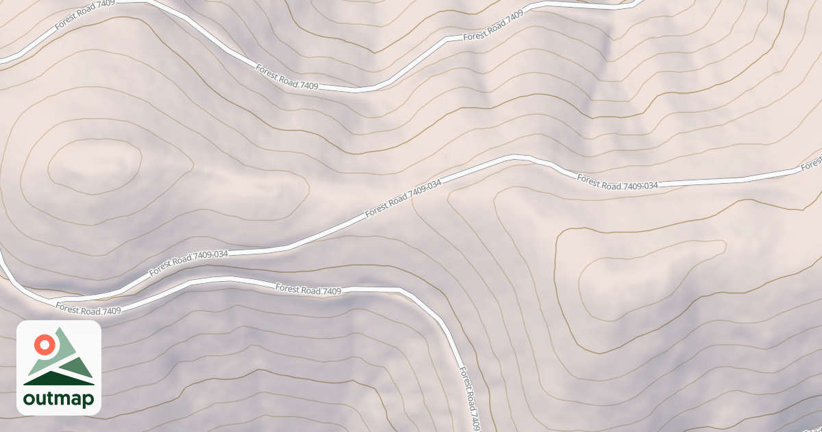 Map of NORTH WILDCAT CREEK