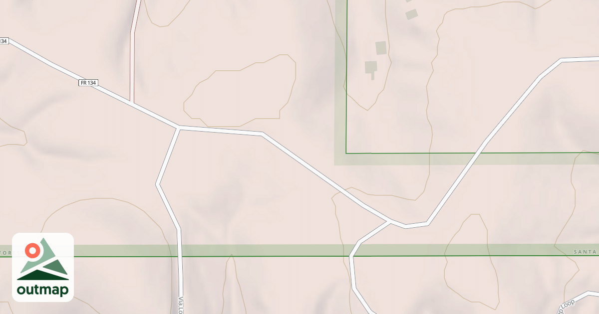 Map of USFS Motor Vehicle Use Map Roads {54D22047-EA9F-4720-A49D-A0E9B8037DBE}