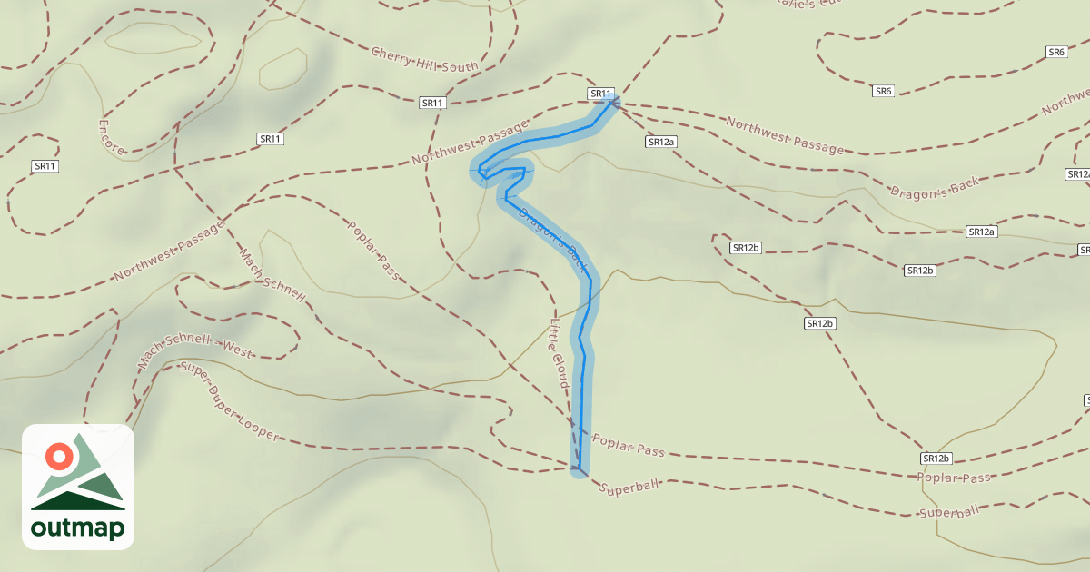 Map of Dragon's Back