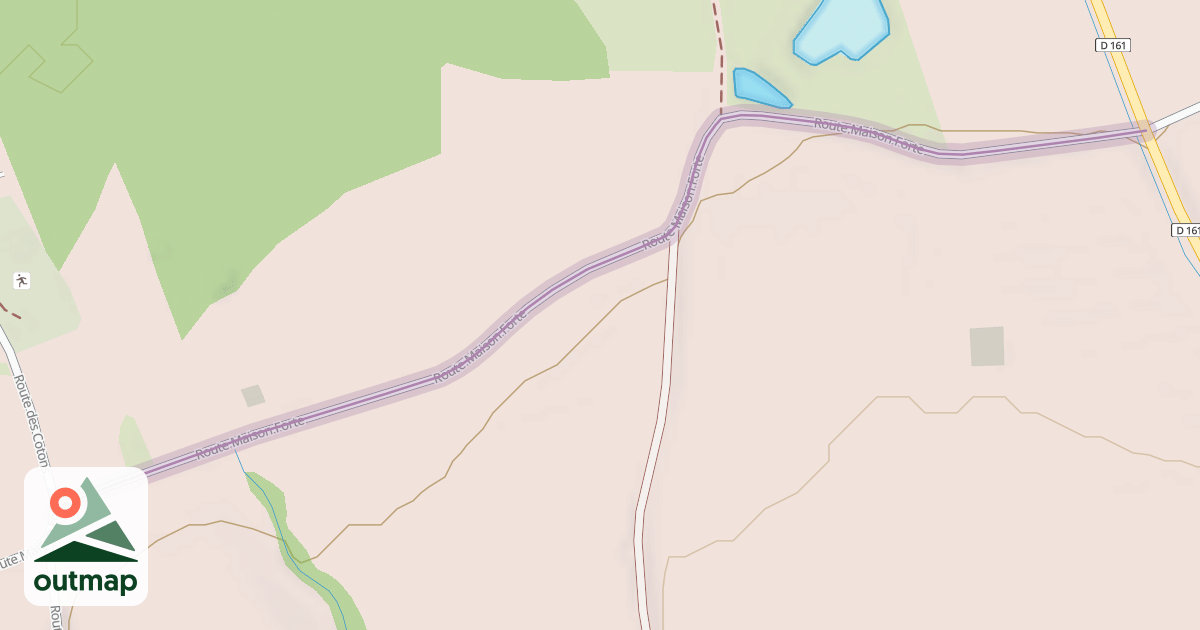 Map of Route Maison Forte