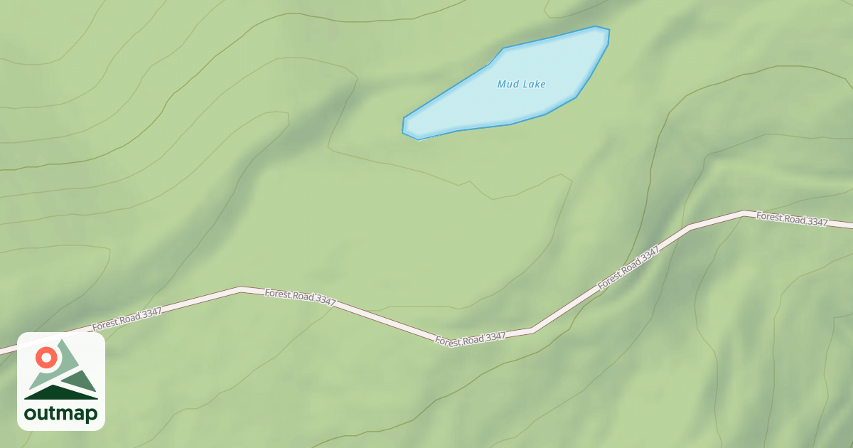 Map of MUD LAKE