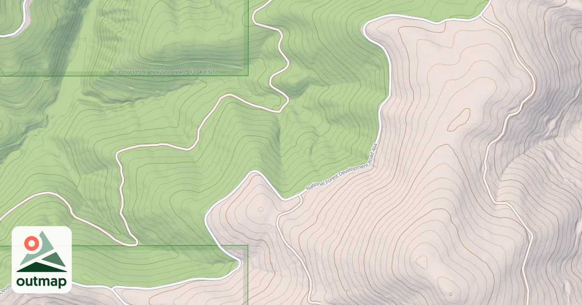Map of CALISPELL DIVIDE