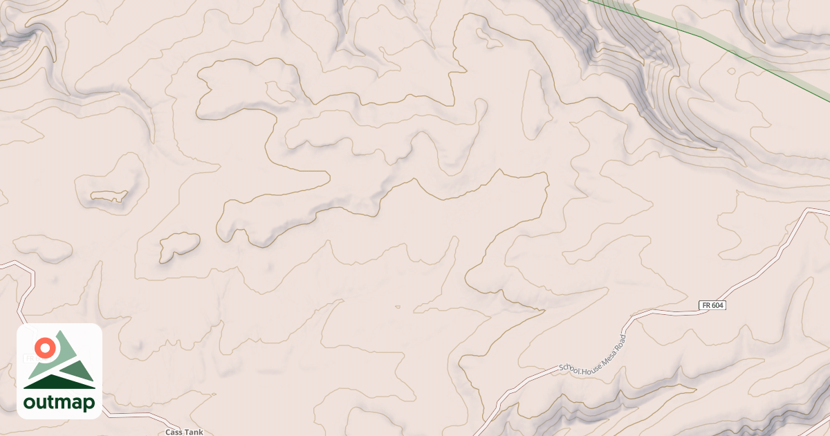 Map of SCHOOLHOUSE MESA