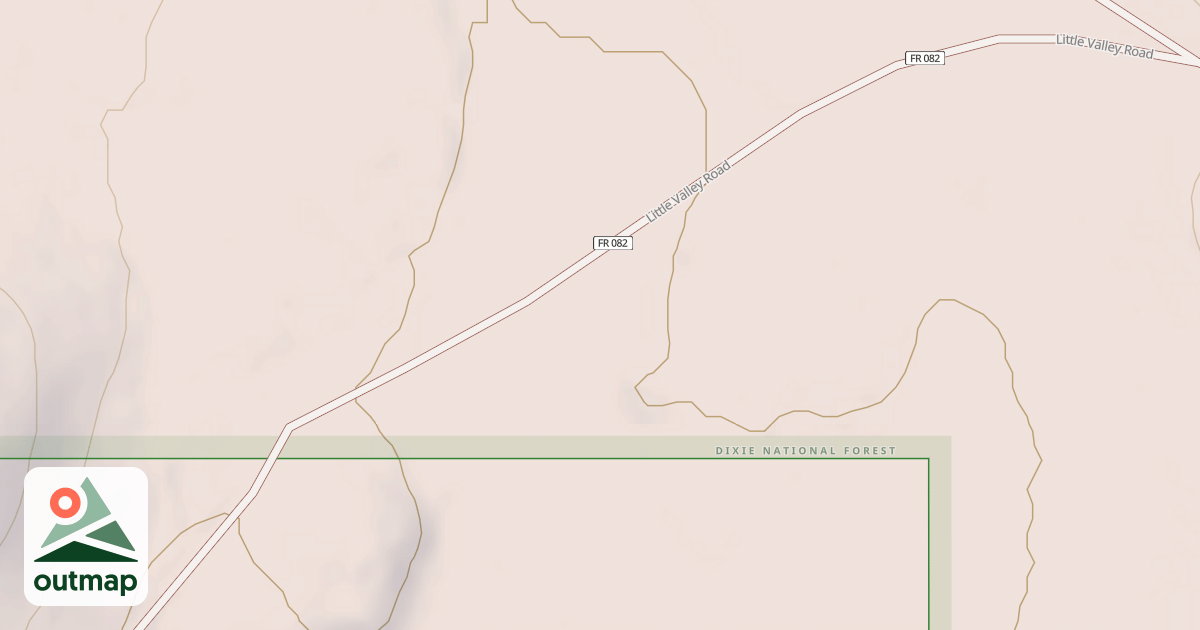 Map of LITTLE VALLEY