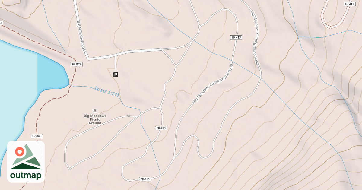 Map of BIG MEADOWS CG