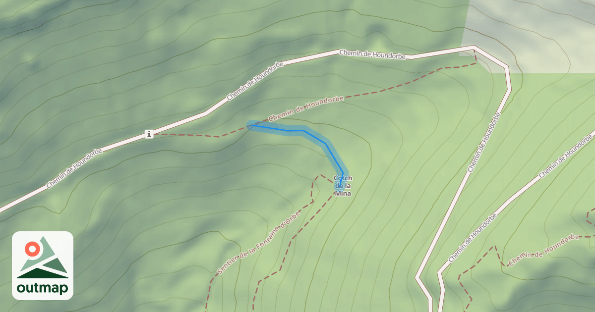 Map of Sentier de la Fontaine d'Orbe